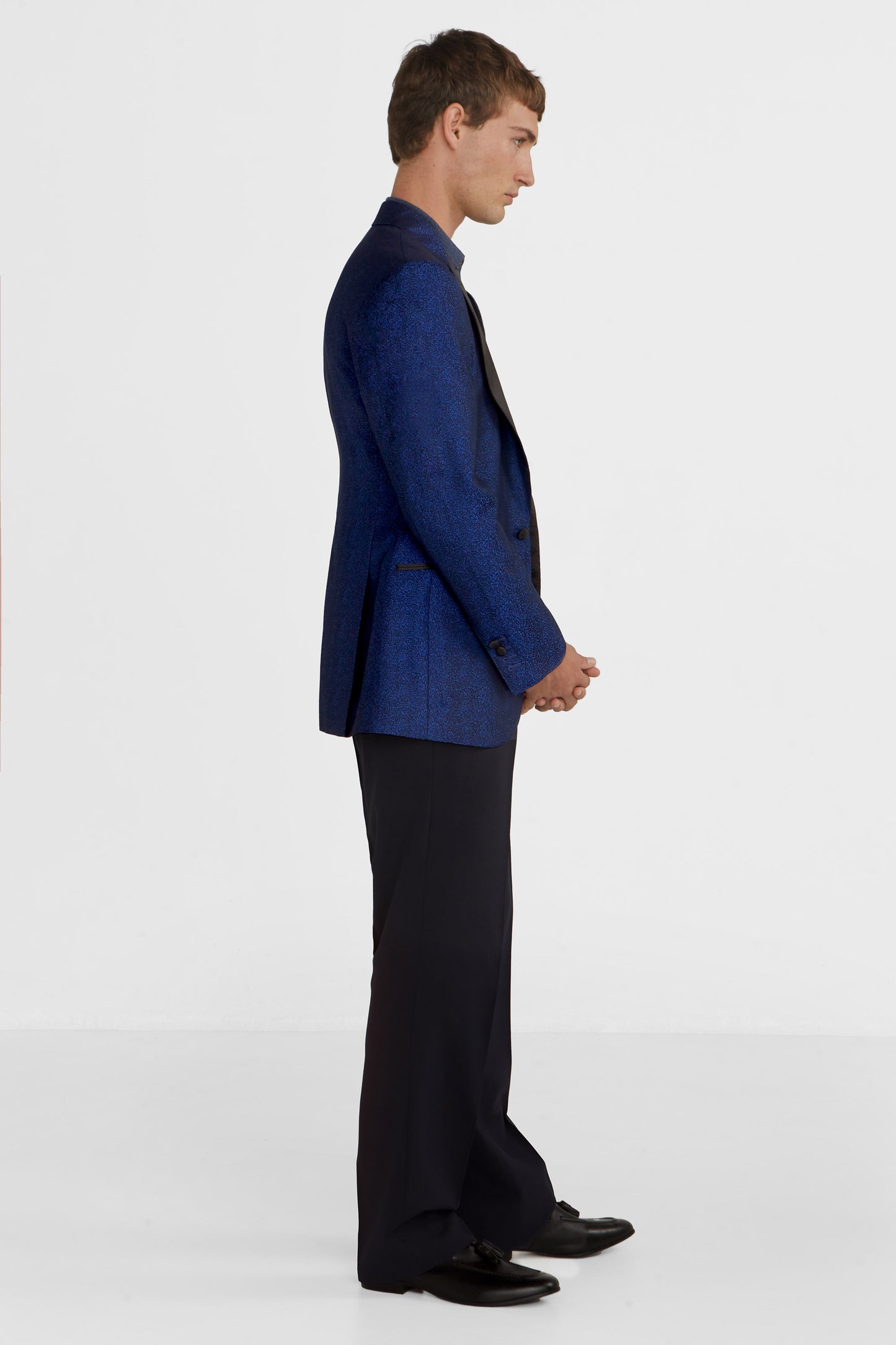 Sartorial tuxedo jacket in blue - 100 wool